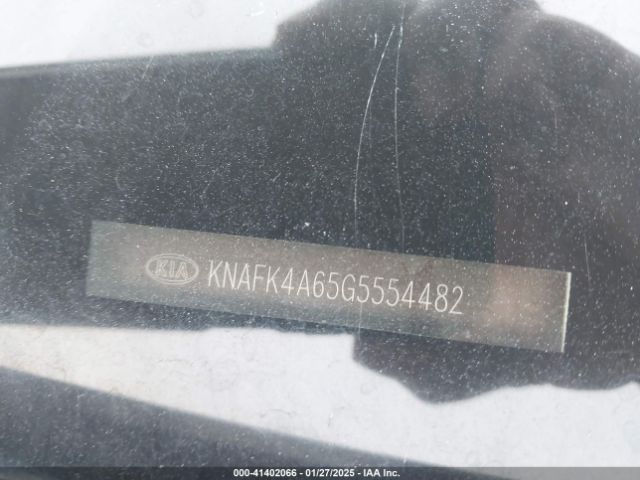 KNAFK4A65G5554482 KIA FORTE LX