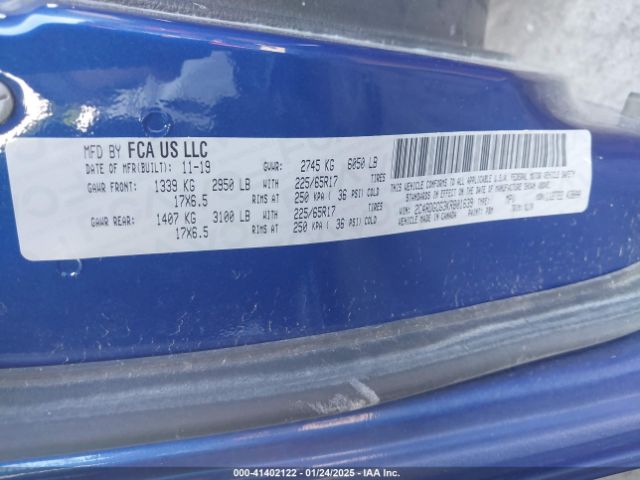 2C4RDGCG3KR801639 Dodge Grand Caravan Sxt 35th Anniversary Edition