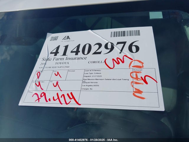Toyota Corolla Le Plus 2016 5YFBURHE7GP512940 Image 17