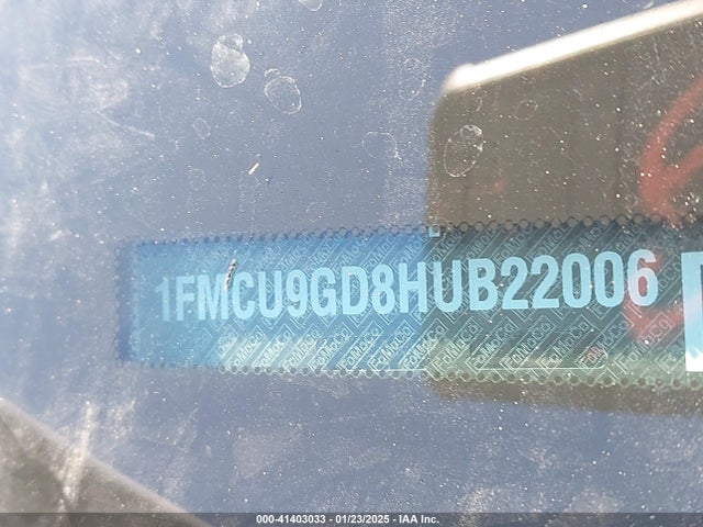 Ford ESCAPE SE 2017 1FMCU9GD8HUB22006 Image 18