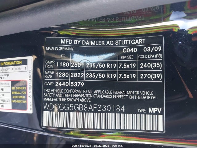 2010 MERCEDES-BENZ GLK-CLASS WDCGG5GB8AF330184 Photo 8