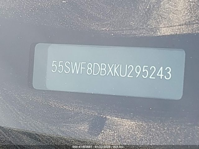 55SWF8DBXKU295243 Mercedes-Benz C 300