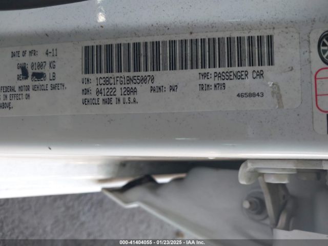 2011 CHRYSLER 200 1C3BC1FG1BN550070 Photo 8