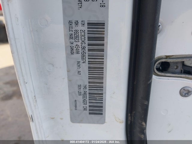 41404172 :رقم المزاد ، 2C3CDXGJ9KH506874 vin ، 2019 Dodge Charger Scat Pack Rwd مزاد بيع