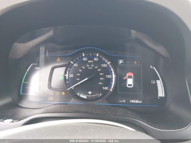 KMHC65LC1KU145179 Hyundai Ioniq Hybrid Blue