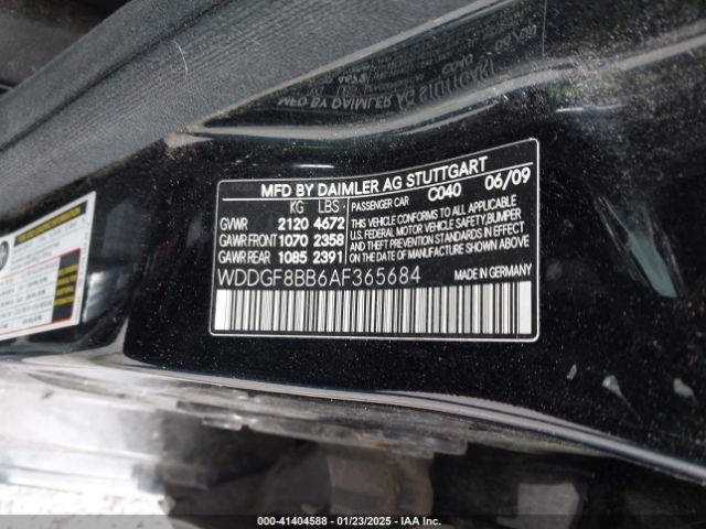 2010 MERCEDES-BENZ C-CLASS WDDGF8BB6AF365684 Photo 8
