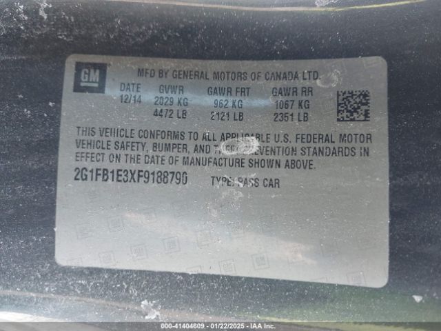2G1FB1E3XF9188790 Chevrolet Camaro 2ls
