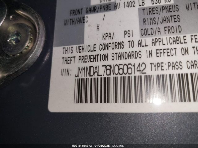 JM1NDAL76N0506142 Mazda Mx-5 Miata Rf Club