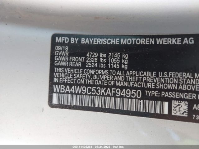 2019 BMW 440I WBA4W9C53KAF94950 Photo 8