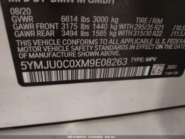 5YMJU0C0XM9E08263 BMW X5 M