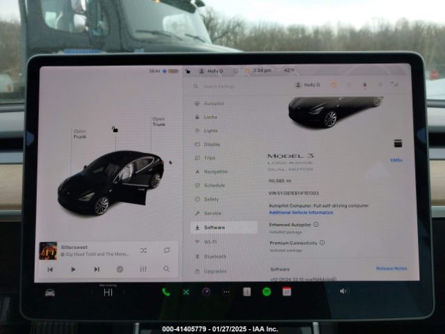 5YJ3E1EB1JF151303 Tesla Model 3 Long Range/performance