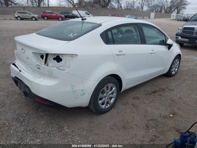 KIA RIO LX 2014 KNADM4A32E6398061 Image 4