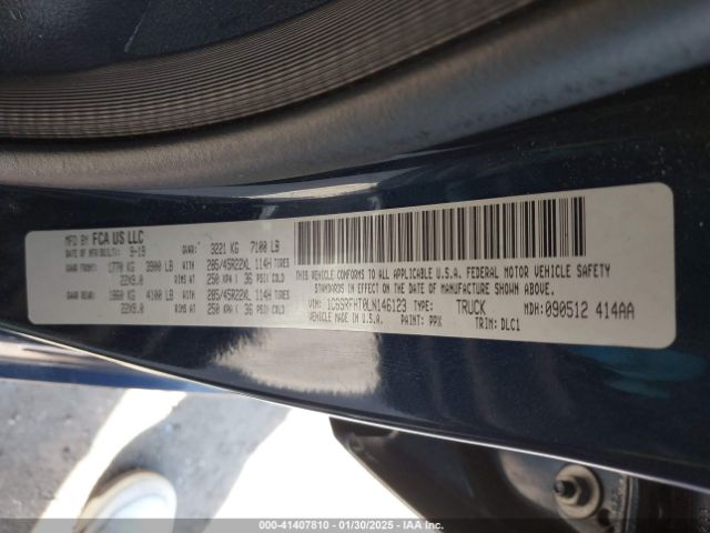 2020 RAM 1500 1C6SRFHT0LN146123 Photo 8