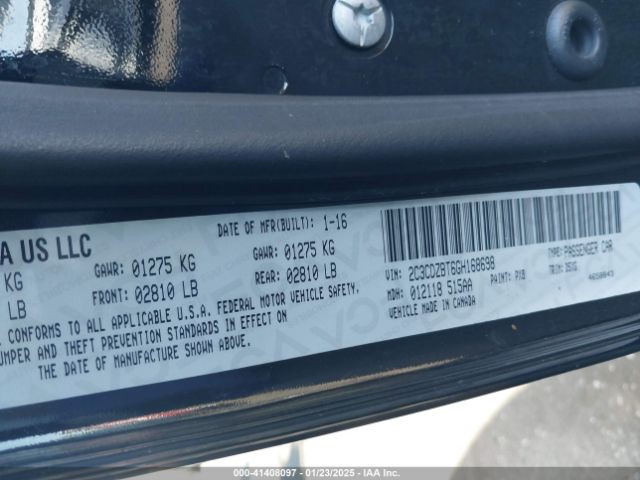 2C3CDZBT6GH168698 Dodge Challenger R/t