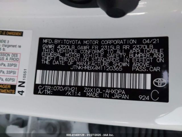 JTNKHMBX4M1120365 Toyota C-HR LE