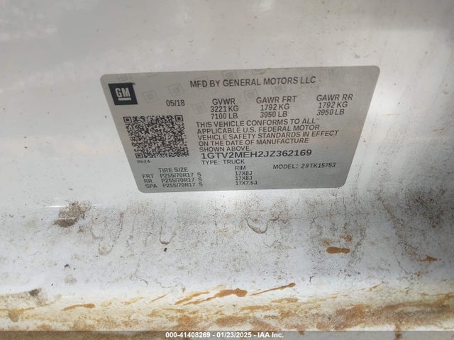 GMC Sierra 1500 Sle 2018 1GTV2MEH2JZ362169 Image 9