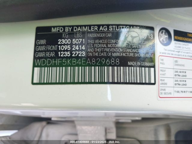 2014 MERCEDES-BENZ E 350 WDDHF5KB4EA829688 Photo 8