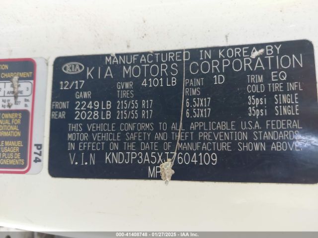 KNDJP3A5XJ7604109 KIA SOUL +