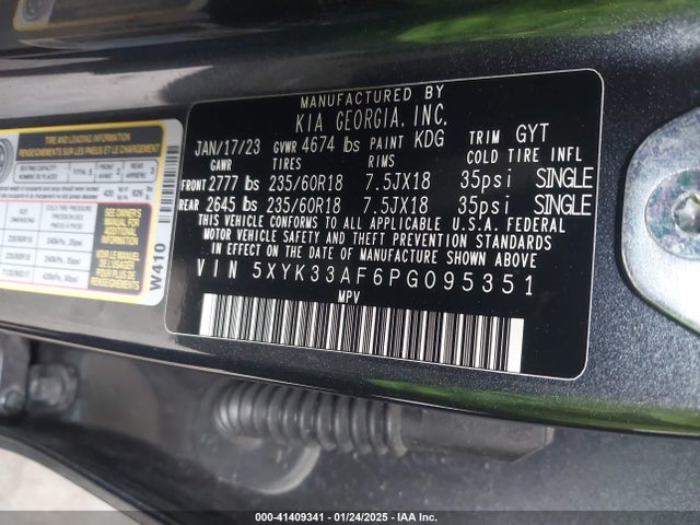 KIA Sportage Ex 2023 5XYK33AF6PG095351 Image 9
