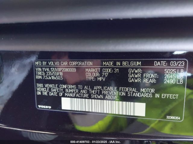 2023 VOLVO XC40 YV4L12UVXP2080009 Photo 8