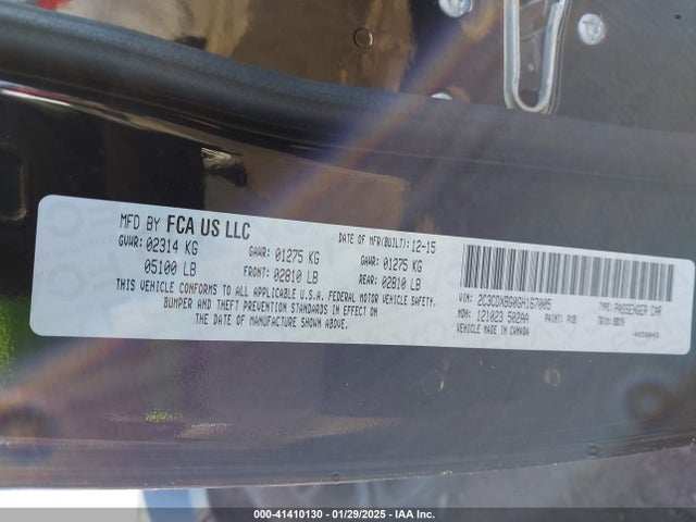 Dodge Charger Se 2016 2C3CDXBG0GH167005 Image 9