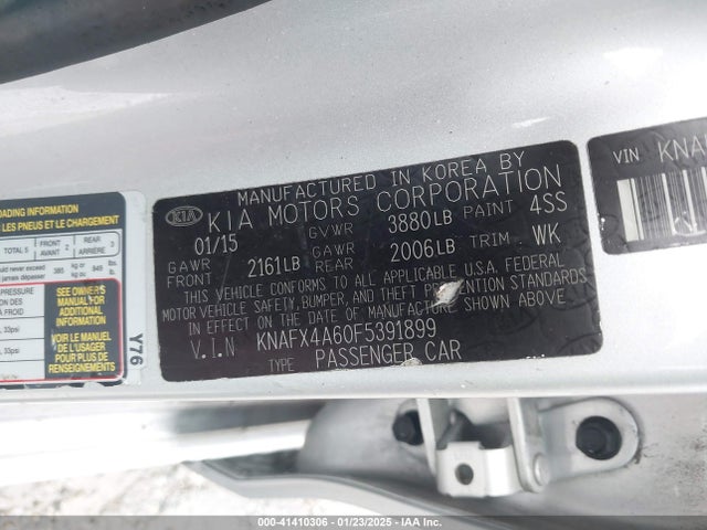 KIA FORTE LX 2015 KNAFX4A60F5391899 Image 9