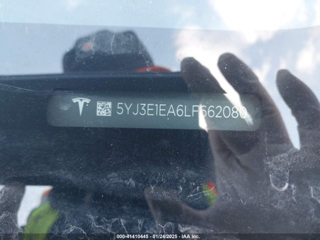 5YJ3E1EA6LF662080 Tesla MODEL 3
