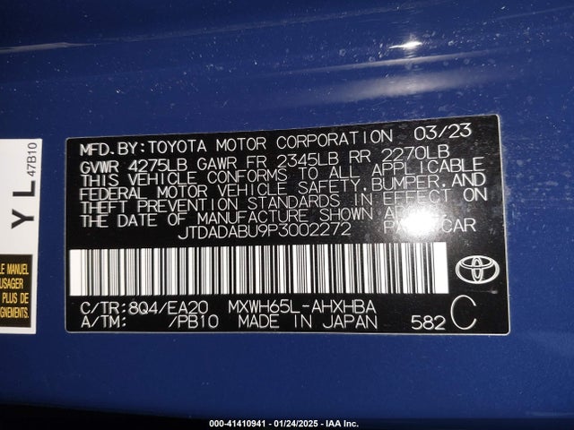 Toyota Prius Limited Awd-e 2023 JTDADABU9P3002272 Image 9