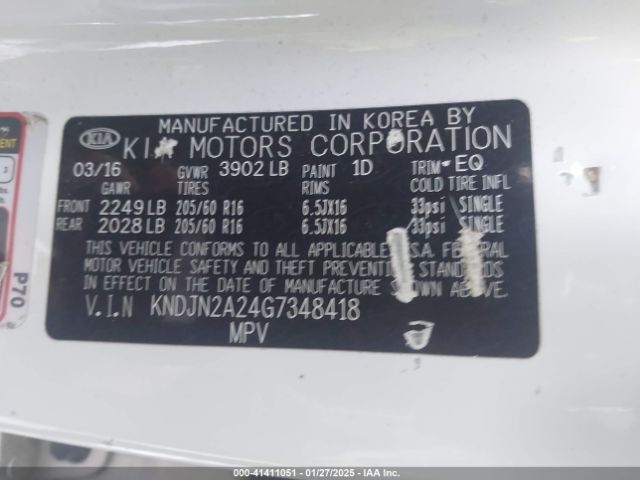 KNDJN2A24G7348418 KIA Soul