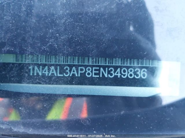 1N4AL3AP8EN349836 Nissan Altima 2.5/2.5 S/2.5 Sl/2.5 Sv