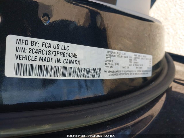 2C4RC1S73PR614345 Chrysler Pacifica Hybrid Limited