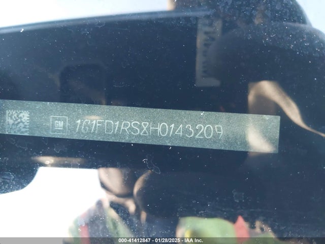 1G1FD1RS8H0143209 Chevrolet lgx - di: direct injection, vvt: variable valve timing, alum, gen 2