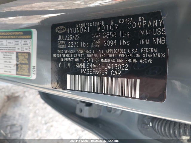 Hyundai ELANTRA SEL 2023 KMHLS4AG1PU413022 Image 9
