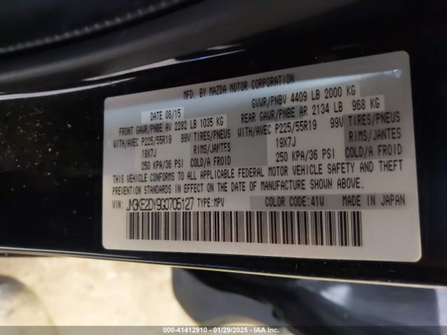 JM3KE2DY9G0705127 Mazda Cx-5 Grand Touring