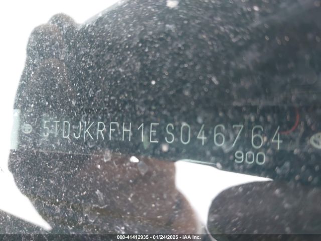5TDJKRFH1ES046764 Toyota Highlander Xle V6
