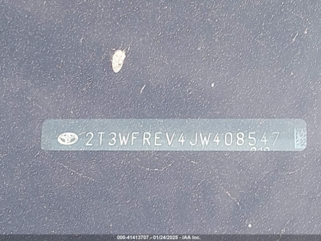 2T3WFREV4JW408547 Toyota Rav4 Adventure/xle