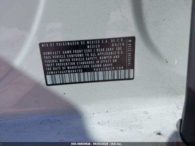 2015 VOLKSWAGEN GOLF GTI 3VW447AU4FM084150 Photo 8