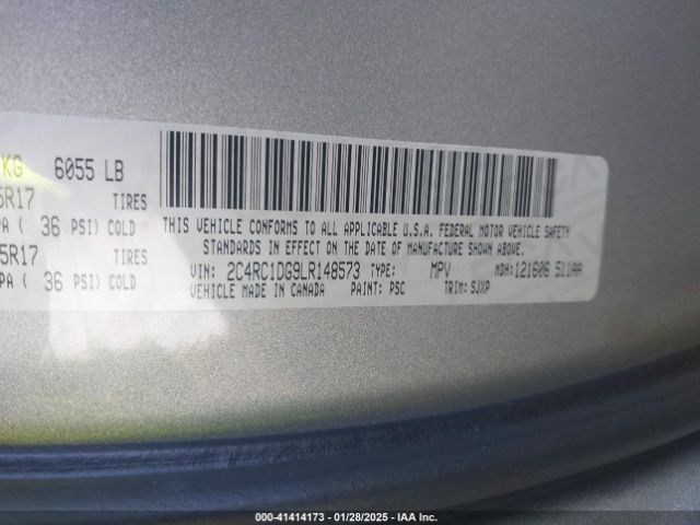 2020 CHRYSLER VOYAGER 2C4RC1DG9LR148573 Photo 8
