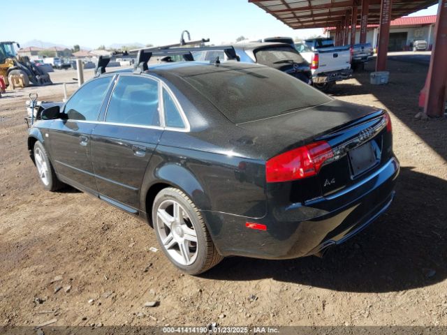 2008 AUDI A4 WAUAF78E18A072100 Photo 2