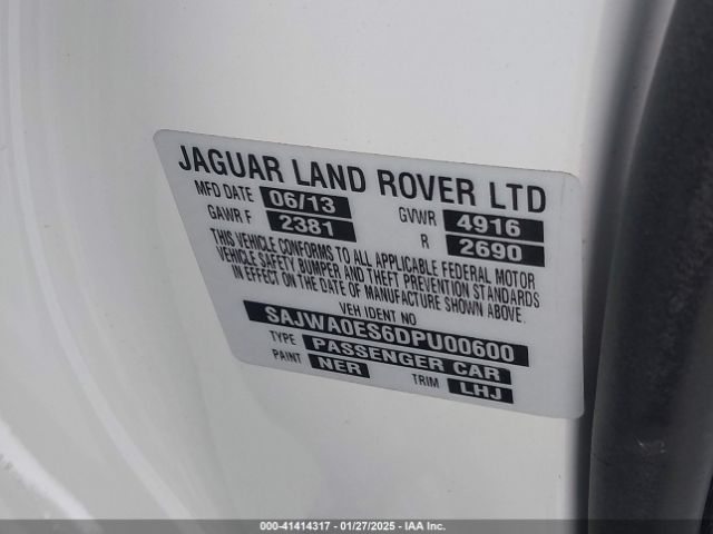 2013 JAGUAR XF SAJWA0ES6DPU00600 Photo 8