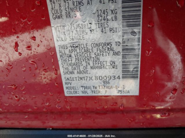 2018 NISSAN ROGUE HYBRID 5N1ET2MT7JC800934 Photo 8