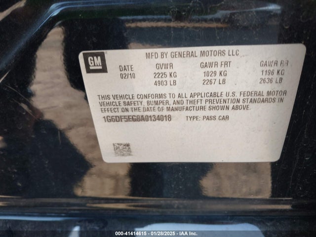 2010 CADILLAC CTS 1G6DF5EG8A0134018 Photo 8