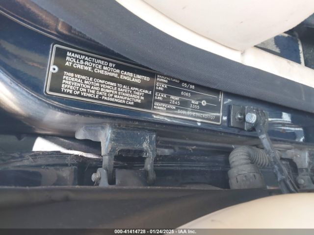 1999 BENTLEY ARNAGE SCBLB51E3XCX01707 Photo 8