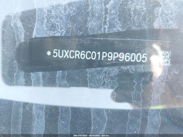 5UXCR6C01P9P96005 BMW X5 Xdrive40i