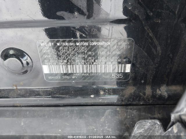 2020 MITSUBISHI ECLIPSE CROSS JA4AT3AA9LZ005731 Photo 8