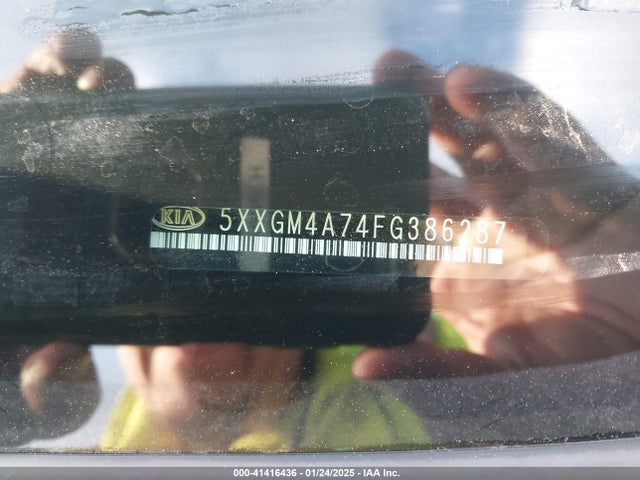 KIA Optima Lx 2015 5XXGM4A74FG386287 Image 9