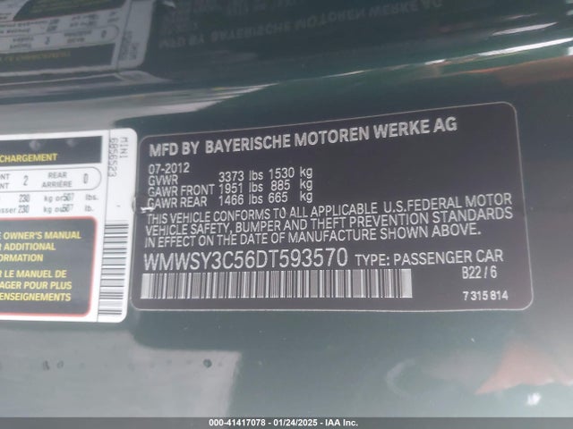 2013 MINI ROADSTER WMWSY3C56DT593570 Photo 8