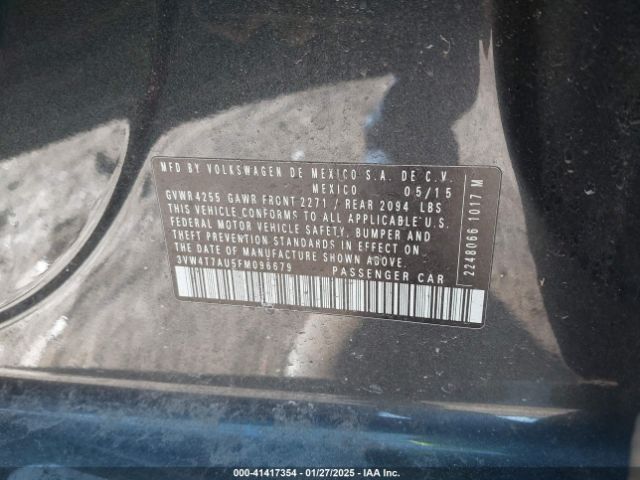 2015 VOLKSWAGEN GOLF GTI 3VW4T7AU5FM096679 Photo 8