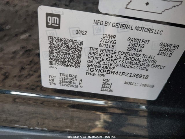 2023 CADILLAC XT6 1GYKPBR41PZ136918 Photo 8