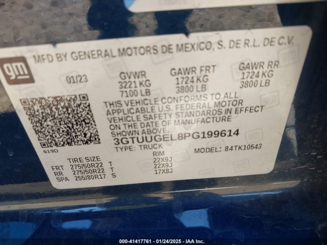 3GTUUGEL8PG199614 GMC Sierra 1500 4wd  Short Box Denali